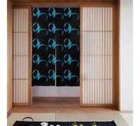 YYHWHJDE Cintas coloridas que vuelan en el aire estampadas para la cortina de la puerta, protección de la privacidad, adecuadas para cocina, baño, habitación, 86 x 142 cm