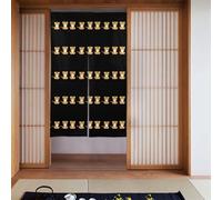 YYHWHJDE Cortina con patrón de tres tigres pequeños, 2 piezas empalmadas de 86 x 142 cm, buena cortina, suave y no se arruga fácilmente, cortinas de tela, separadores de habitaciones