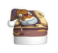 YYHWHJDE Divertido sombrero de Navidad con estampado de caca para adultos, por lo que es un regalo divertido y duradero para hombres y mujeres