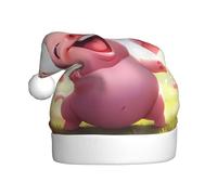 YYHWHJDE Divertido sombrero de Navidad con estampado de cerdito para adultos, por lo que es un regalo divertido y duradero para hombres y mujeres