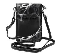 YYHWHJDE Exhibition Of Artworks Prints - Bolso cruzado pequeño de cuero para mujer, impermeable y duradero