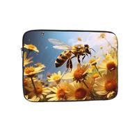 YYHWHJDE Flying Bees - Funda protectora para portátil portátil de 43.2 cm, a prueba de golpes, para hombres y mujeres, viajes de negocios y uso diario en la oficina
