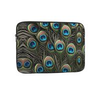 YYHWHJDE Funda protectora para portátil de 43.2 cm con estampado de pavo real para hombres y mujeres, viajes de negocios y uso diario en la oficina