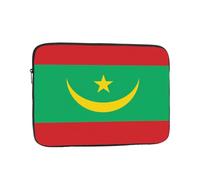 YYHWHJDE Funda protectora para portátil portátil de 43.2 cm, diseño de bandera de Mauritania, a prueba de golpes, para hombres y mujeres, viajes de negocios y uso diario en la oficina