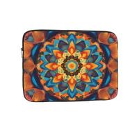YYHWHJDE Funda protectora portátil para laptop de 10 pulgadas, diseño de mandala caleidoscopio, a prueba de golpes, para hombres y mujeres, viajes de negocios y uso diario en la oficina