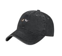 YYHWHJDE Gorra de béisbol de mezclilla lavada negra con los gorriones y las golondrinas están cantando, gorra de algodón ajustable para hombres y mujeres, Negro, talla única