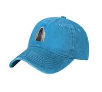 YYHWHJDE Gorra de béisbol negra para adultos, diseño The Mystery Under The Veil, para hombres y mujeres, uso deportivo y de viaje, Azul, talla única