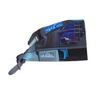 YYHWHJDE Gorra de trabajo de limpieza Cabin of The Future, gorra de chef estampada para mujeres y hombres, ajustable, transpirable, color negro