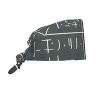 YYHWHJDE Gorra de trabajo de limpieza, diseño de cálculo geek de matemáticas, para mujeres y hombres, ajustable, transpirable, color negro