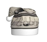 YYHWHJDE Gorro de Navidad con estampado de química para adultos, por lo que es un regalo divertido y duradero para hombres y mujeres
