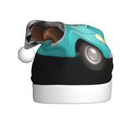 YYHWHJDE Gorro de Navidad con patrón de Koala Driving a Car para adultos, suave y esponjoso, ideal para uso a largo plazo