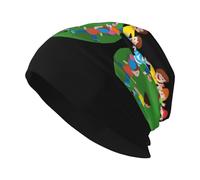 YYHWHJDE Gorro de punto de moda para adultos con estampado de The Friend Who Spins in Circles para la vida cotidiana, hogar, al aire libre, deportes, color negro