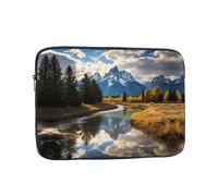 YYHWHJDE Grand Teton National Park Prints - Funda protectora a prueba de golpes para laptop de 12 pulgadas, para hombres y mujeres, viajes de negocios y uso diario en la oficina