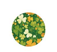 YYHWHJDE Happy St Patrick's Day - Ambientadores de coche de forma redonda, paquete de seis tarjetas: tarjetas perfumadas colgantes para armario, baño, decoración interior del coche