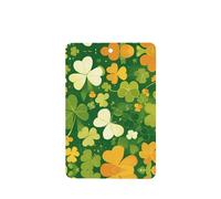 YYHWHJDE Happy St Patrick's Day - Ambientadores rectangulares para coche, paquete de 6 tarjetas perfumadas colgantes para armario, baño, decoración interior de coche