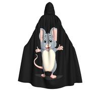 YYHWHJDE Hugging Little Mouse - Capa con capucha para adultos para fiestas y disfraces
