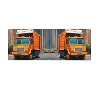 YYHWHJDE I Love Garbage Trucks - Alfombrilla de mouse extragrande con diseño de camiones de basura, para computadora, oficina, teclado antideslizante para juegos, versión gruesa, 30,5 x 80 cm