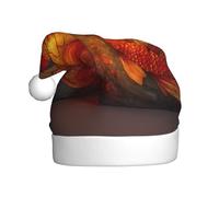 YYHWHJDE Koi on the Water Lantern Prints - Gorro de Navidad para adultos para hombres y mujeres, diadema para ocasiones festivas