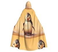 YYHWHJDE La capa con capucha Happy Little Penguin Prints para adultos es un poncho con capucha súper grande, cómodo y duradero de Halloween