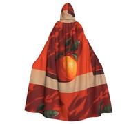 YYHWHJDE La capa con capucha Oranges in the Sun Prints para adultos es un poncho con capucha súper grande, cómodo y duradero de Halloween