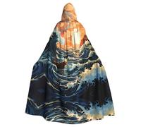 YYHWHJDE La capa con capucha para adultos Sea and Sail Prints es un poncho con capucha de Halloween súper grande, cómodo y duradero