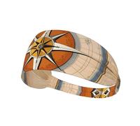 YYHWHJDE Law of The Compass Sea Picture - Diadema deportiva para mujer, a prueba de sudor, banda elástica de verano