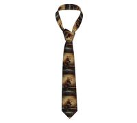 YYHWHJDE Little Bear Playing in the Water Prints - Corbata para hombre, estilo clásico, ideal para vacaciones y trabajo