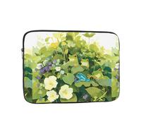 YYHWHJDE Little Frog in The Flowers and Plants Prints Funda protectora a prueba de golpes portátil para laptop de 13 pulgadas, para hombres y mujeres, viajes de negocios y uso diario en la oficina