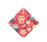 YYHWHJDE Love Owl - Ambientadores cuadrados para coche, paquete de seis tarjetas perfumadas para colgar en el armario, baño, decoración interior del coche