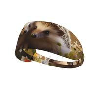 YYHWHJDE Nature Lovely Hedgehog Lovers - Diadema deportiva para mujer, a prueba de sudor, banda elástica de verano