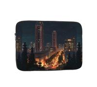 YYHWHJDE Night View of The City Prints - Funda protectora para portátil de 12 pulgadas, a prueba de golpes, para hombres y mujeres, viajes de negocios y uso diario en la oficina