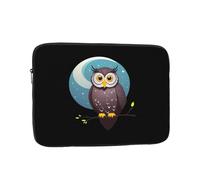 YYHWHJDE Owl in The Moonlight Prints - Funda protectora para portátil de 10 pulgadas, a prueba de golpes, para hombres y mujeres, viajes de negocios y uso diario en la oficina