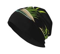 YYHWHJDE Panda on The Riverbank Picture - Gorro de punto para adulto, estilo casual, sombrero elástico sin alas, unisex, color negro