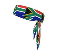 YYHWHJDE Pañuelo deportivo de doble cara con estampado de bandera de Sudáfrica, secado rápido, absorbe la humedad, para mujeres, niñas y hombres