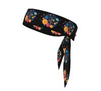 YYHWHJDE Pañuelo deportivo de doble cara con estampado de la belleza del cielo estrellado, secado rápido, absorbe la humedad para mujeres, niñas y hombres