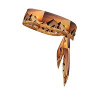 YYHWHJDE Pañuelo deportivo de doble cara con estampado de pirámides de Egipto, secado rápido, absorbe la humedad, para mujeres, niñas y hombres
