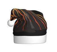 YYHWHJDE Phoenix on the volcano Prints - Sombrero de Navidad para adultos para hombres y mujeres, diadema para ocasiones festivas
