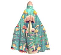 YYHWHJDE Pretty Little Mushrooms - Capa con capucha de Halloween para adultos y hombres y mujeres, juego de rol