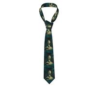 YYHWHJDE Puppy on the Bridge Prints - Corbata para hombre, estilo clásico, adecuado para vacaciones y trabajo