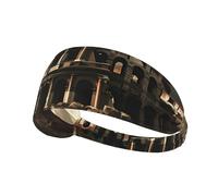 YYHWHJDE Remains of The Roman Colosseum - Diadema deportiva para mujer, a prueba de sudor, banda elástica de verano