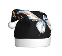YYHWHJDE Sombrero de Navidad con diseño de mariposa en mil grúas de papel para adultos, suave y esponjoso, ideal para uso a largo plazo