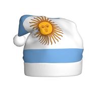 YYHWHJDE Sombrero de Navidad con estampado de bandera argentina para adultos para hombres y mujeres, diadema para ocasiones festivas