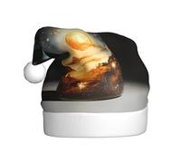 YYHWHJDE Sombrero de Navidad con estampado de botella de vidrio de ensueño para adultos, suave, ligero, para fiestas de vacaciones