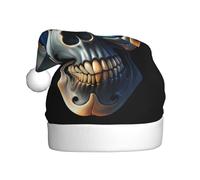 YYHWHJDE Sombrero de Navidad con estampado de calavera en la galaxia para adultos, por lo que es un regalo divertido y duradero para hombres y mujeres