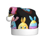 YYHWHJDE Sombrero de Navidad con estampado de donas de huevo de Pascua para adultos, por lo que es un regalo divertido y duradero para hombres y mujeres