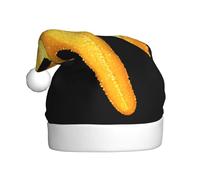 YYHWHJDE Sombrero de Navidad con estampado de estrellas de mar brillantes para adultos, por lo que es un regalo divertido y duradero para hombres y mujeres