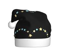 YYHWHJDE Sombrero de Navidad con estampado de estrellas dicen que te amo duradero para adultos para Halloween, Navidad, Año Nuevo