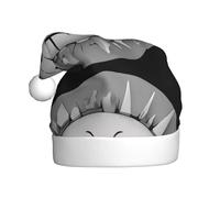 YYHWHJDE Sombrero de Navidad con estampado de la sonrisa del fin del mundo para adultos, por lo que es un regalo divertido y duradero para hombres y mujeres