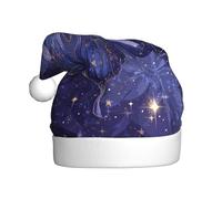 YYHWHJDE Sombrero de Navidad con estampado de mariposa entre las estrellas para adultos, suave, ligero, para fiestas de vacaciones