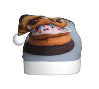 YYHWHJDE Sombrero de Navidad con estampado de pagoda de galletas para adultos, suave, ligero, para fiestas de vacaciones